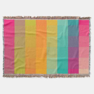 Abstract geometrisch patroon deken