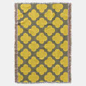 Abstract geometrisch patroon deken (Voorkant Verticaal)