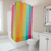 Abstract geometrisch patroon douchegordijn (In situ)