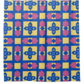 Abstract Geometrisch Patroon Douchegordijn (Voorkant)