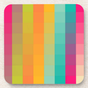 Abstract geometrisch patroon drankjes onderzetter