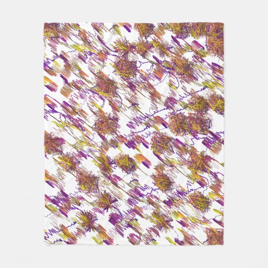 Abstract geometrisch patroon  fleece deken (Voorkant)