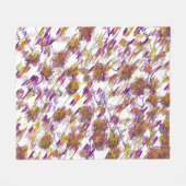 Abstract geometrisch patroon  fleece deken (Voorkant (Horizontaal))