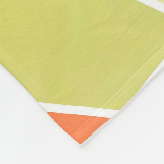 Abstract geometrisch patroon fleece deken (Hoek)