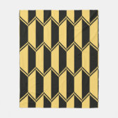 Abstract geometrisch patroon fleece deken (Voorkant)