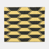 Abstract geometrisch patroon fleece deken (Voorkant (Horizontaal))
