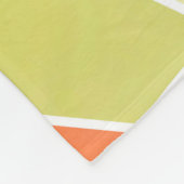 Abstract geometrisch patroon fleece deken (Hoek)