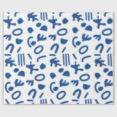 Abstract geometrisch patroon, geometrische druk cadeaupapier (Vlak)