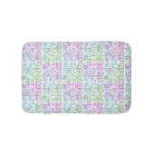 Abstract geometrisch patroon | Gesmolten en gefilt Badmat (Voorkant)