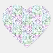 Abstract geometrisch patroon | Gesmolten en gefilt