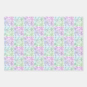 Abstract geometrisch patroon | Gesmolten en gefilt Inpakpapier Vel (Voorkant 3)