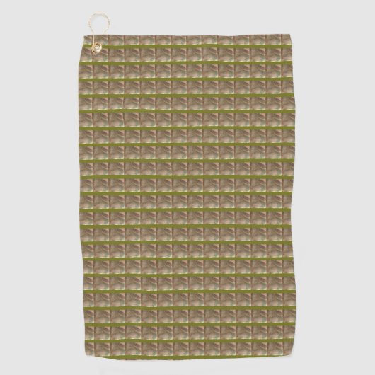 Abstract geometrisch patroon golfhanddoek (Voorkant)