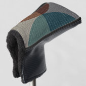 Abstract geometrisch patroon. golfheadcover (3/4 voorkant)