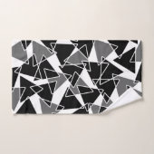 Abstract geometrisch patroon - grijs handdoek (Handdoek)
