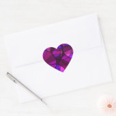 Abstract geometrisch patroon hart sticker (Envelop)