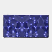 Abstract geometrisch patroon in donkerblauw bureaumat (Voorkant)