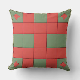 Abstract geometrisch patroon in felle kleuren kussen