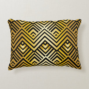 Abstract geometrisch patroon in kunstdecostijl, vi accent kussen