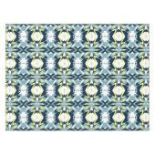 Abstract geometrisch patroon in marine, Blauwgroen Tafelkleed (Voorkant (Horizontaal))