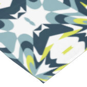 Abstract geometrisch patroon in marine, Blauwgroen Tafelkleed (Gekanteld)