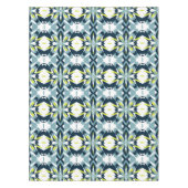 Abstract geometrisch patroon in marine, Blauwgroen Tafelkleed (Voorkant)