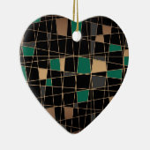 Abstract geometrisch patroon keramisch ornament (Rechts)