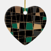 Abstract geometrisch patroon keramisch ornament (Achterkant)