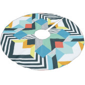 Abstract geometrisch patroon. kerstboom rok (Gekanteld)