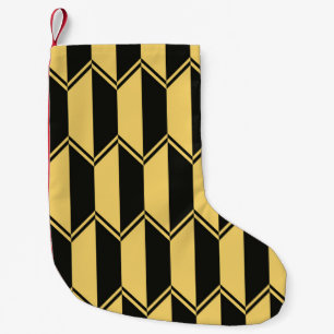 Abstract geometrisch patroon kleine kerstsok