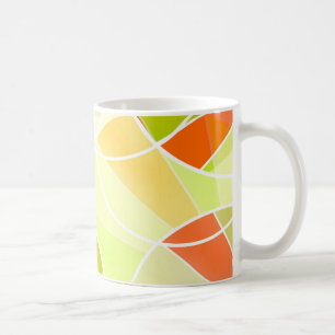 Abstract geometrisch patroon koffiemok