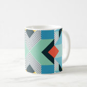 Abstract geometrisch patroon. koffiemok (Voorkant rechts)