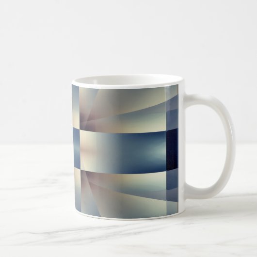 Abstract geometrisch patroon koffiemok (Rechts)
