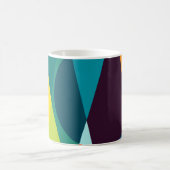 Abstract geometrisch patroon koffiemok (Center)