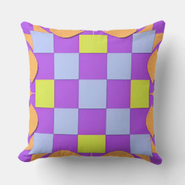 Abstract geometrisch patroon kussen