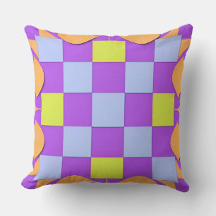 Abstract geometrisch patroon kussen