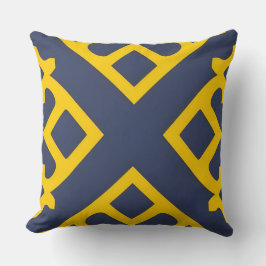 Abstract geometrisch patroon kussen