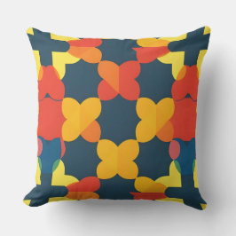 Abstract geometrisch patroon kussen