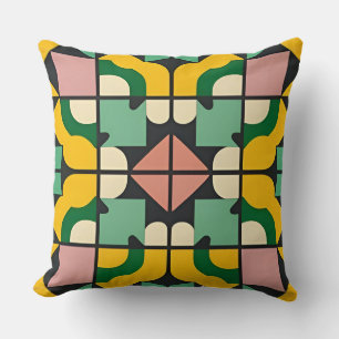 Abstract geometrisch patroon kussen