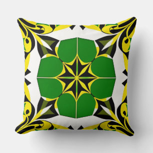 Abstract geometrisch patroon kussen