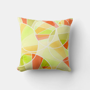 Abstract geometrisch patroon kussen