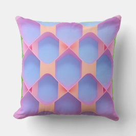 Abstract geometrisch patroon kussen