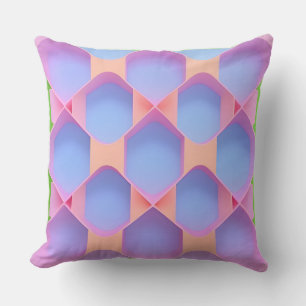 Abstract geometrisch patroon kussen