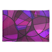 Abstract geometrisch patroon kussensloop (Achterkant)