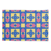 Abstract geometrisch patroon kussensloop (Achterkant)