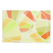 Abstract geometrisch patroon kussensloop (Achterkant)