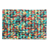 Abstract geometrisch patroon kussensloop (Achterkant-Links)