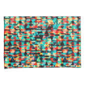 Abstract geometrisch patroon kussensloop (Voorkant-Rechts)