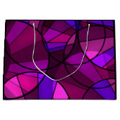 Abstract geometrisch patroon large cadeautasje (Voorkant)