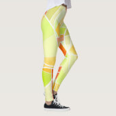Abstract geometrisch patroon leggings (Rechts)
