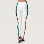 Abstract geometrisch patroon leggings (Achterkant)
